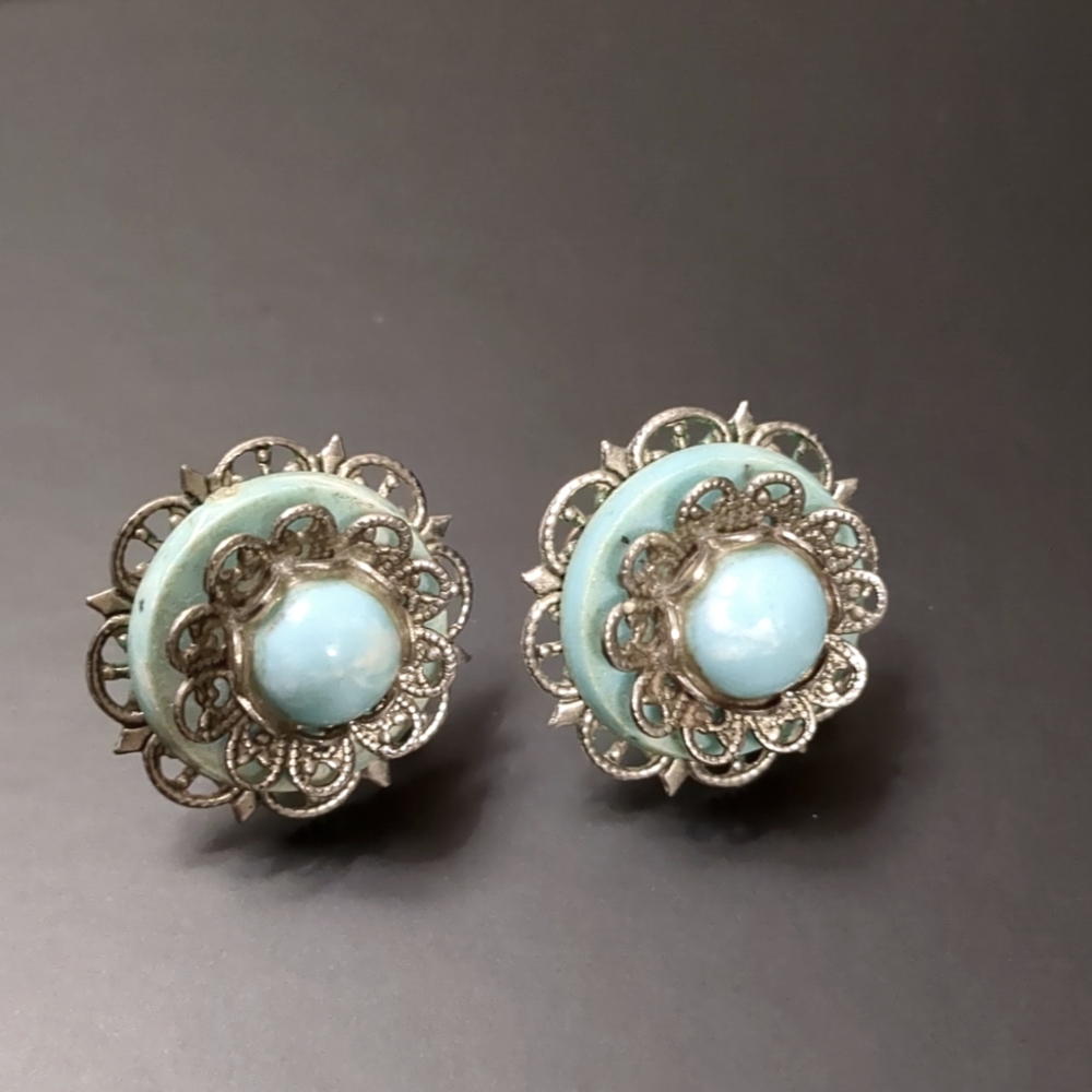 VINTAGE FILIGREE EARRINGS